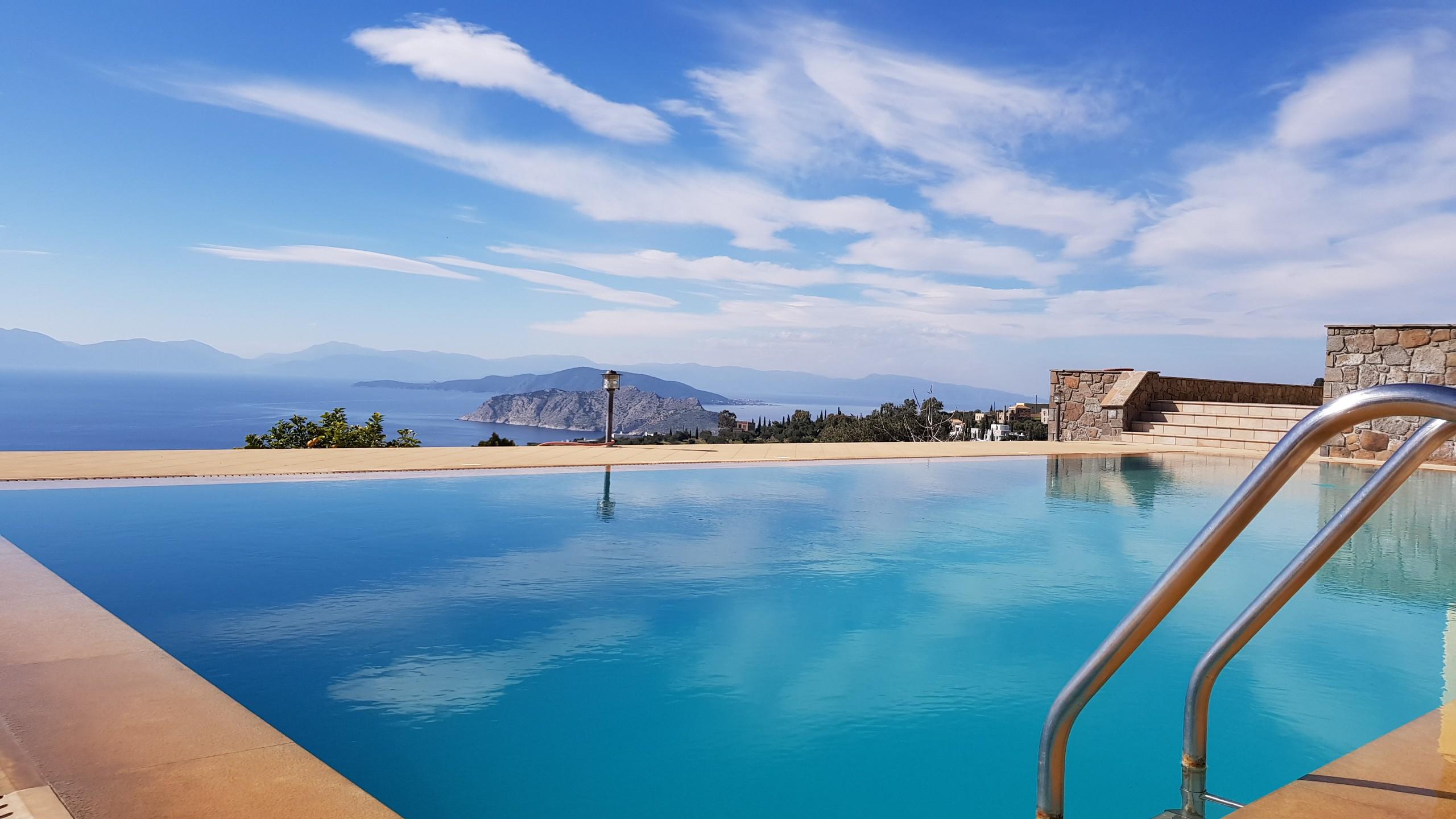 Δεξιωση με θέα τη θάλασσα Villa Archangelos Αίγινα