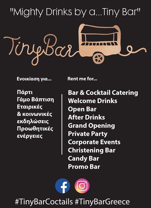 cocktail catering tiny bar